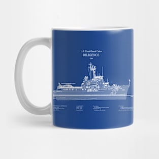 Diligence wmec-616 United States Coast Guard Cutter - ABDpng Mug